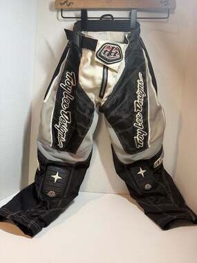 Troy Lee Designs Grand Prix Motocross Kids Pants Black/White
